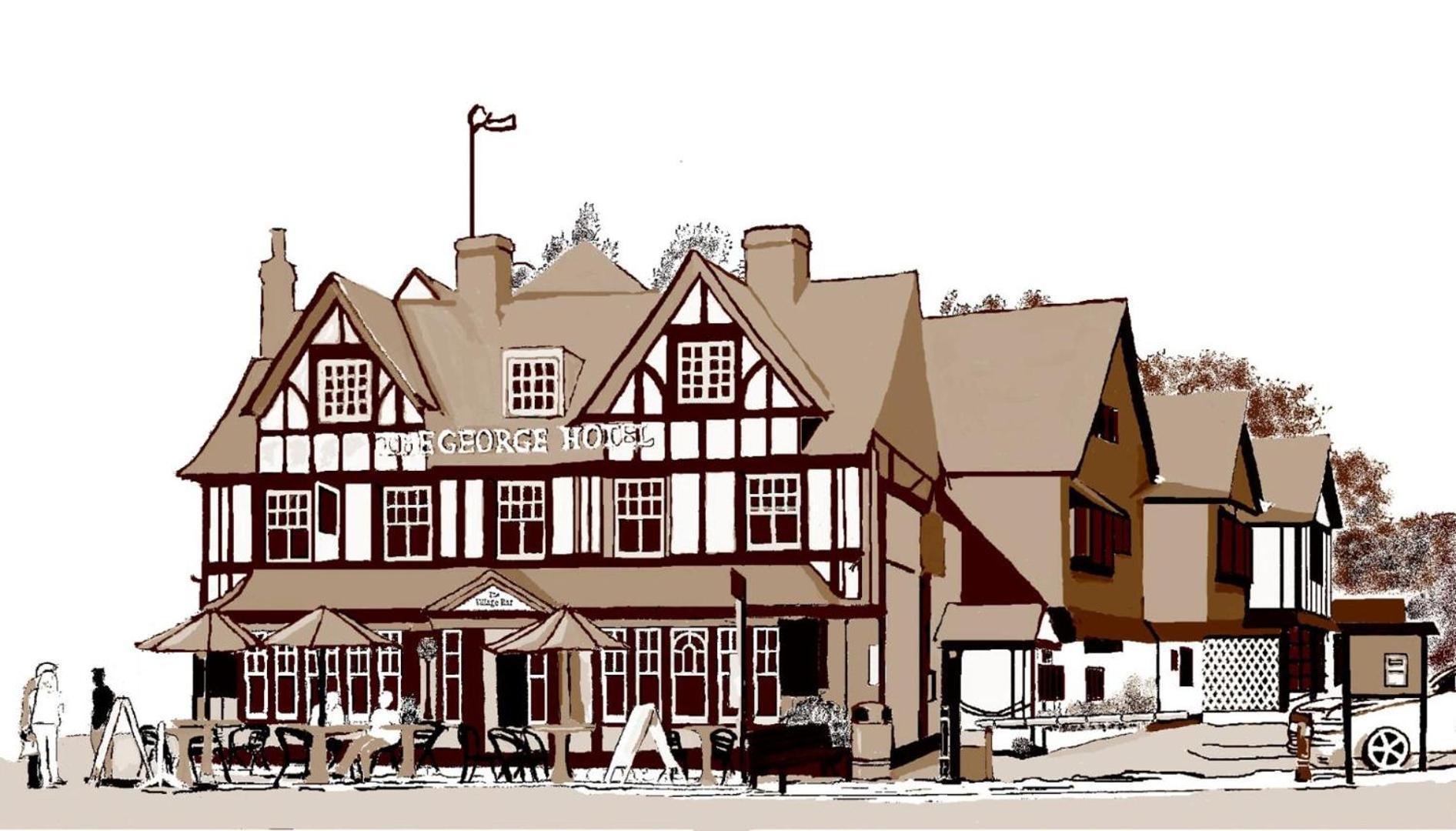 The George Hotel Pangbourne Habitación foto